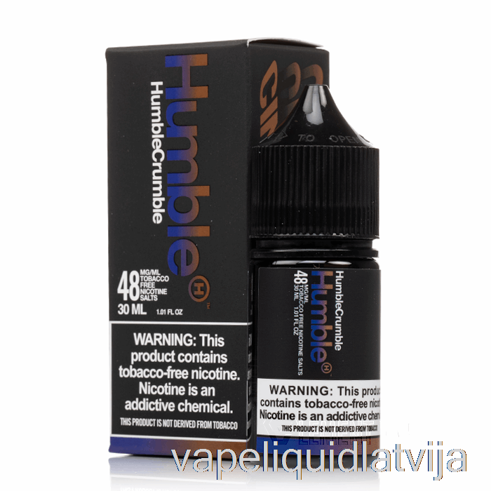 Hummble Crumble - Hummble Salts - 30ml 48mg Vape šķidrums